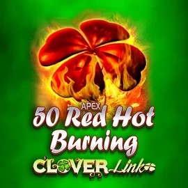 50 Red Hot Burning Clover Links slot icon by Novomatic, available at Nordspin Casino