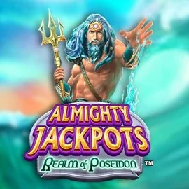 Almighty Jackpots – Realm of Poseidon logo by Novomatic at Nordspin Casino