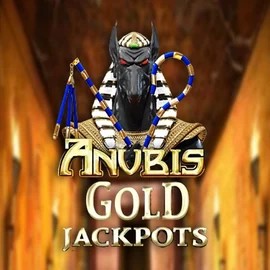 Anubis Gold Jackpots slot logo by Inspired Gaming at Nordspin Casino
