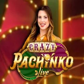Crazy Pachinko online game logo by Evolution on nordspin.eu