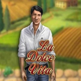 La Dolce Vita slot logo by Gamomat at Nordspin CasinoLa Dolce Vita