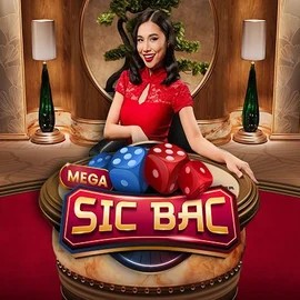 Official Live Casino logo: Mega Sic Bac by Pragmatic Play at Nordspin Casino