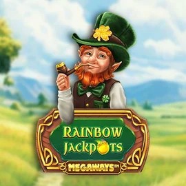 Rainbow Jackpots Megaways online game logo by Red Tiger Gaming on nordspin.eu