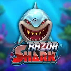 Razor Shark slot logo by Push Gaming at Nordspin CasinoRazor Shark