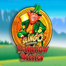 Slingo Rainbow Riches casino game by Gaming Realms – featured logo at Nordspin Casino