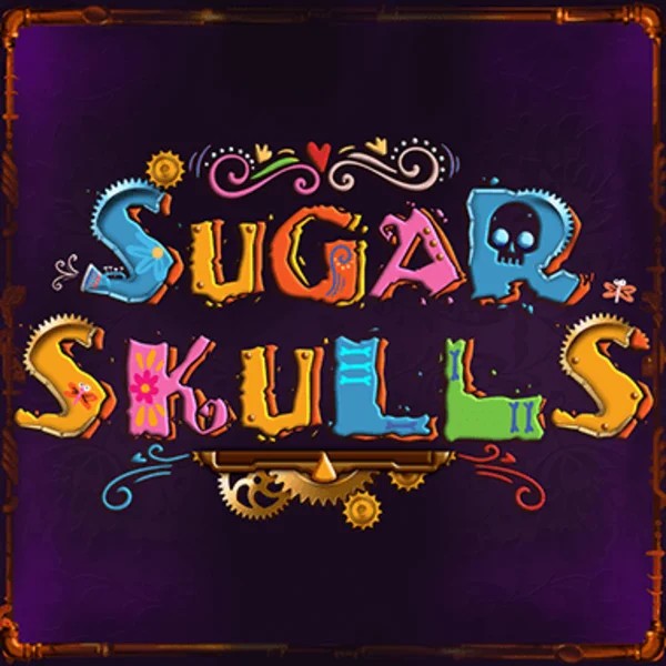Official Slots logo: Sugar Skulls by Booming Games at Nordspin Casino